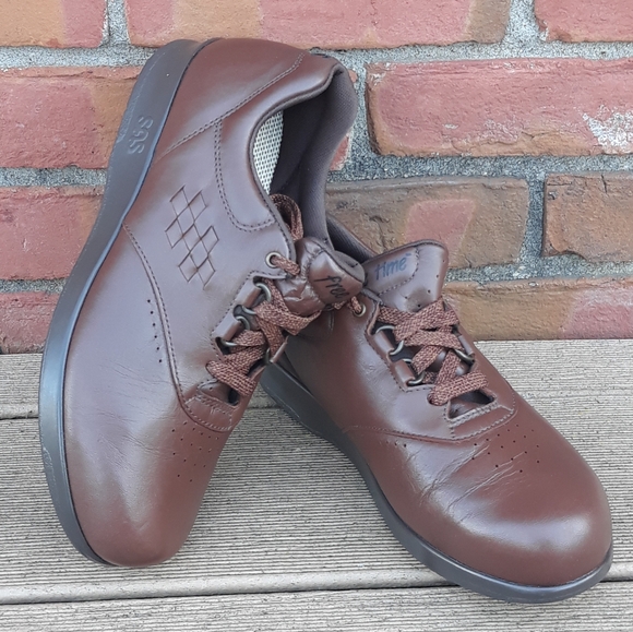SAS Women's Free Time Walking Shoes - Size 7 1/2 W Comfort Genuine Leather Shoes - Picture 10 of 12